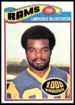 Lawrence McCutcheon 1977 Topps football card