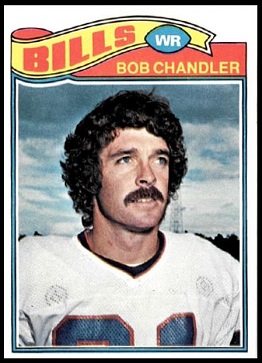 Bob Chandler 1977 Topps football card