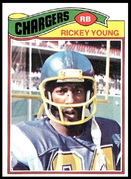 Rickey Young 1977 Topps football card Rickey Young 1977 Topps football card