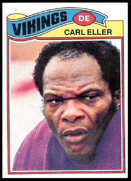 Carl Eller 1977 Topps football card