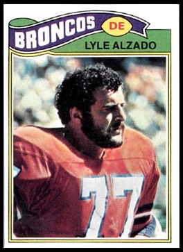 Lyle Alzado 1977 Topps football card