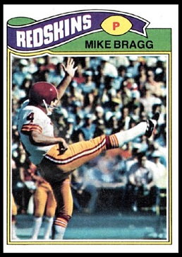 Mike Bragg 1977 Topps football card