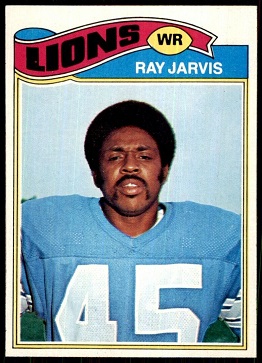 Ray Jarvis 1977 Topps football card
