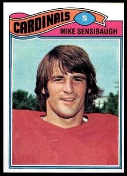 Mike Sensibaugh 1977 Topps football card