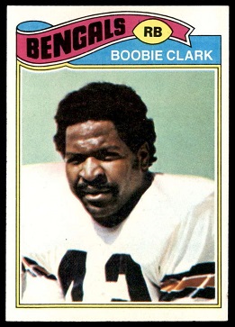 Boobie Clark 1977 Topps football card
