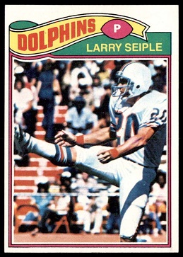 Larry Seiple 1977 Topps football card
