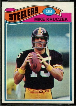 Mike Kruczek 1977 Topps football card