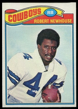 Robert Newhouse 1977 Topps football card