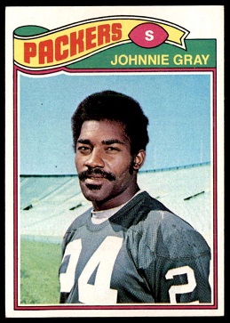 Johnnie Gray 1977 Topps football card