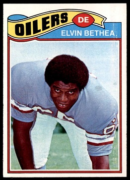 Elvin Bethea 1977 Topps football card