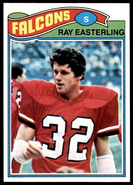 Ray Easterling 1977 Topps football card