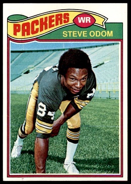 Steve Odom 1977 Topps football card