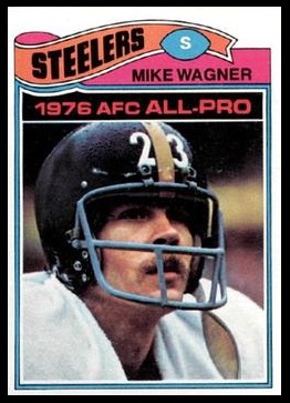 Mike Wagner 1977 Topps football card