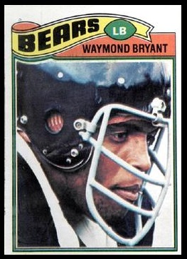 Waymond Bryant 1977 Topps football card