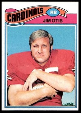 Jim Otis 1977 Topps football card