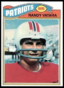 Randy Vataha 1977 Topps football card Randy Vataha 1977 Topps football card
