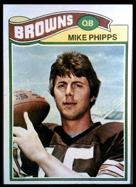 Mike Phipps 1977 Topps football card