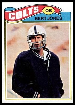 Bert Jones 1977 Topps football card