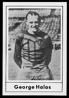 George Halas 1977 Touchdown Club football card