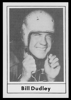 Bill Dudley 1977 Touchdown Club football card