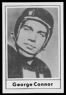 George Connor 1977 Touchdown Club football card George Connor 1977 Touchdown Club football card