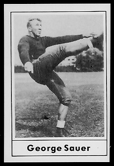 George Sauer Sr. 1977 Touchdown Club football card George Sauer Sr. 1977 Touchdown Club football card