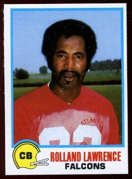 Rolland Lawrence 1978 Holsum Bread football card