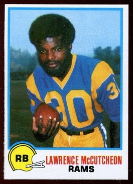 Lawrence McCutcheon 1978 Holsum Bread football card