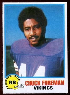 Chuck Foreman 1978 Holsum Bread football card