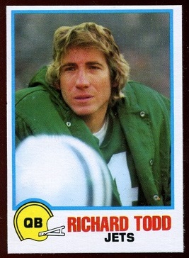 Richard Todd 1978 Holsum Bread football card