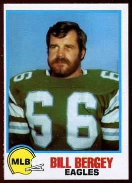 Bill Bergey 1978 Holsum Bread football card