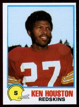 Ken Houston 1978 Holsum Bread football card