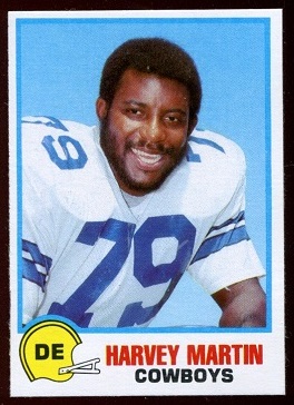 Harvey Martin 1978 Holsum Bread football card