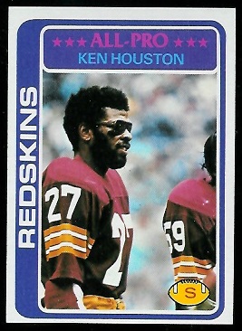 Ken Houston 1978 Topps football card