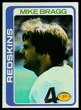 Mike Bragg 1978 Topps football card