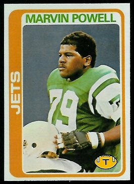 Marvin Powell 1978 Topps football card Marvin Powell 1978 Topps football card