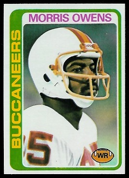 Morris Owens 1978 Topps football card