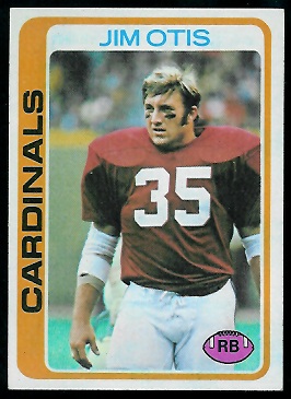 Jim Otis 1978 Topps football card