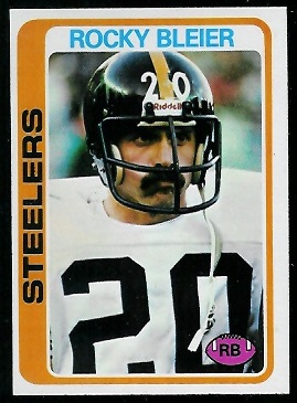 Rocky Bleier 1978 Topps football card