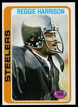 Reggie Harrison 1978 Topps football card