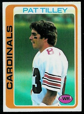 Pat Tilley 1978 Topps football card