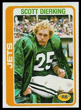 Scott Dierking 1978 Topps football card