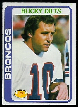 Bucky Dilts 1978 Topps football card