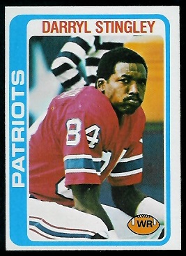 Darryl Stingley 1978 Topps football card