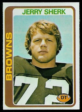 Jerry Sherk 1978 Topps football card