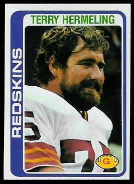 Terry Hermeling 1978 Topps football card