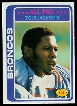 Tom Jackson 1978 Topps football card