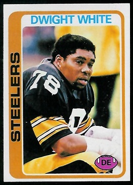 Dwight White 1978 Topps football card
