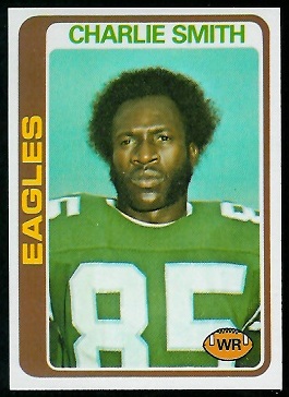 Charlie Smith 1978 Topps football card