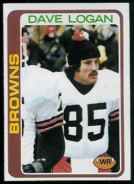 Dave Logan 1978 Topps football card